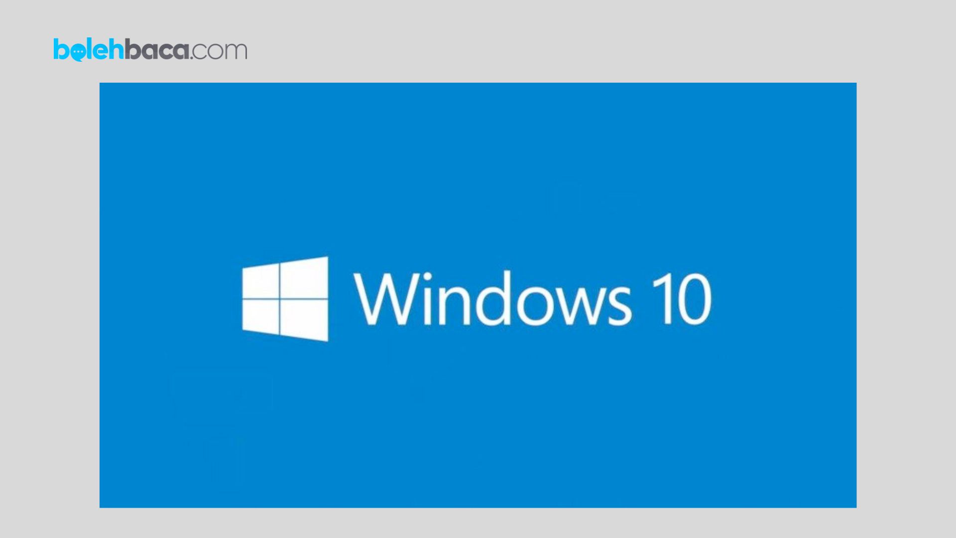 Cara install ulang windows 10